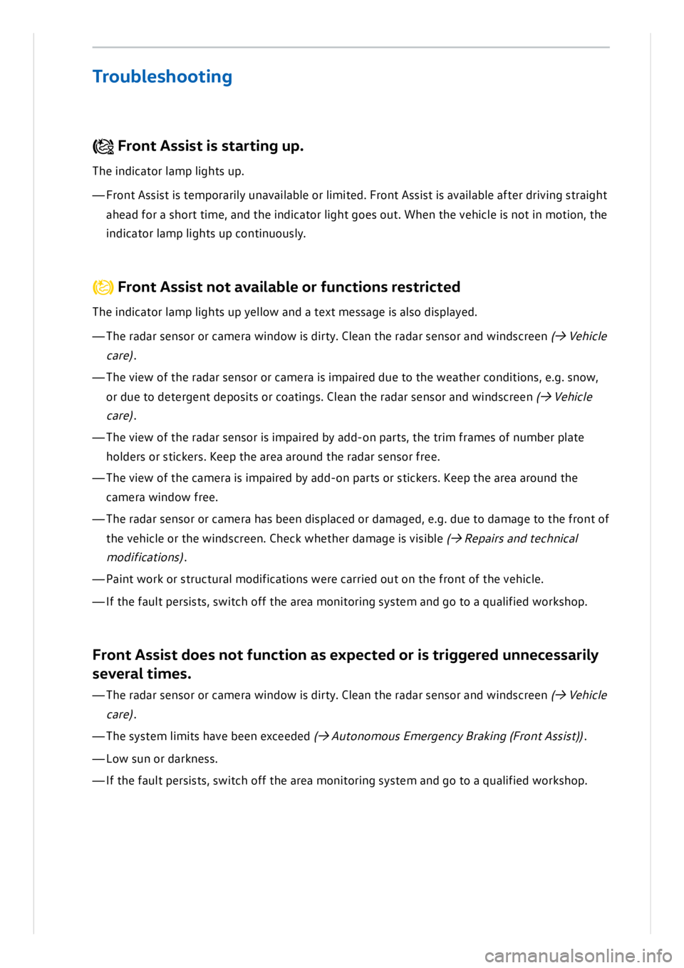 VOLKSWAGEN ID.3 2022  Owners Manual 
