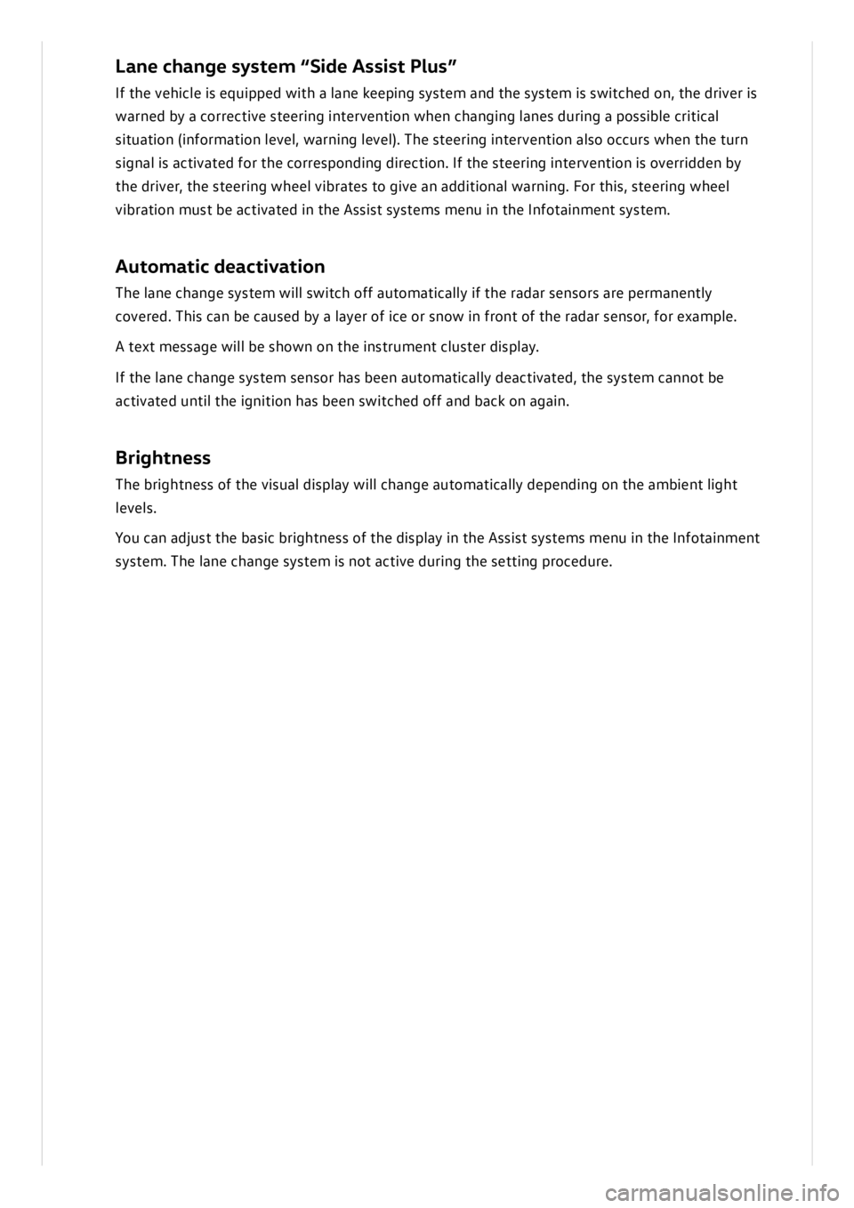 VOLKSWAGEN ID.3 2022  Owners Manual 