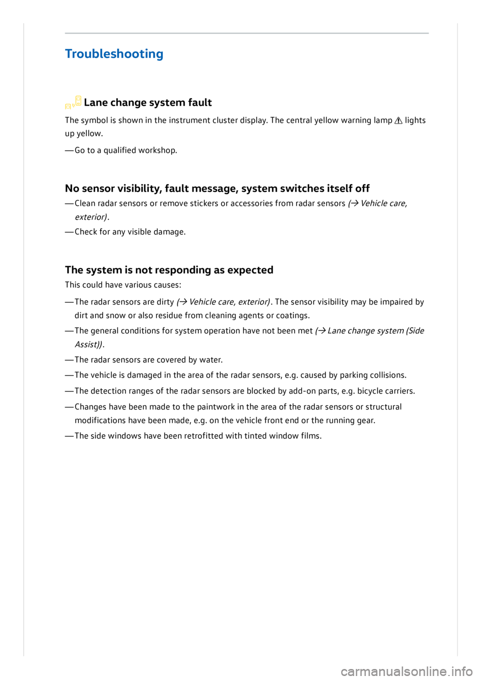 VOLKSWAGEN ID.3 2022  Owners Manual 