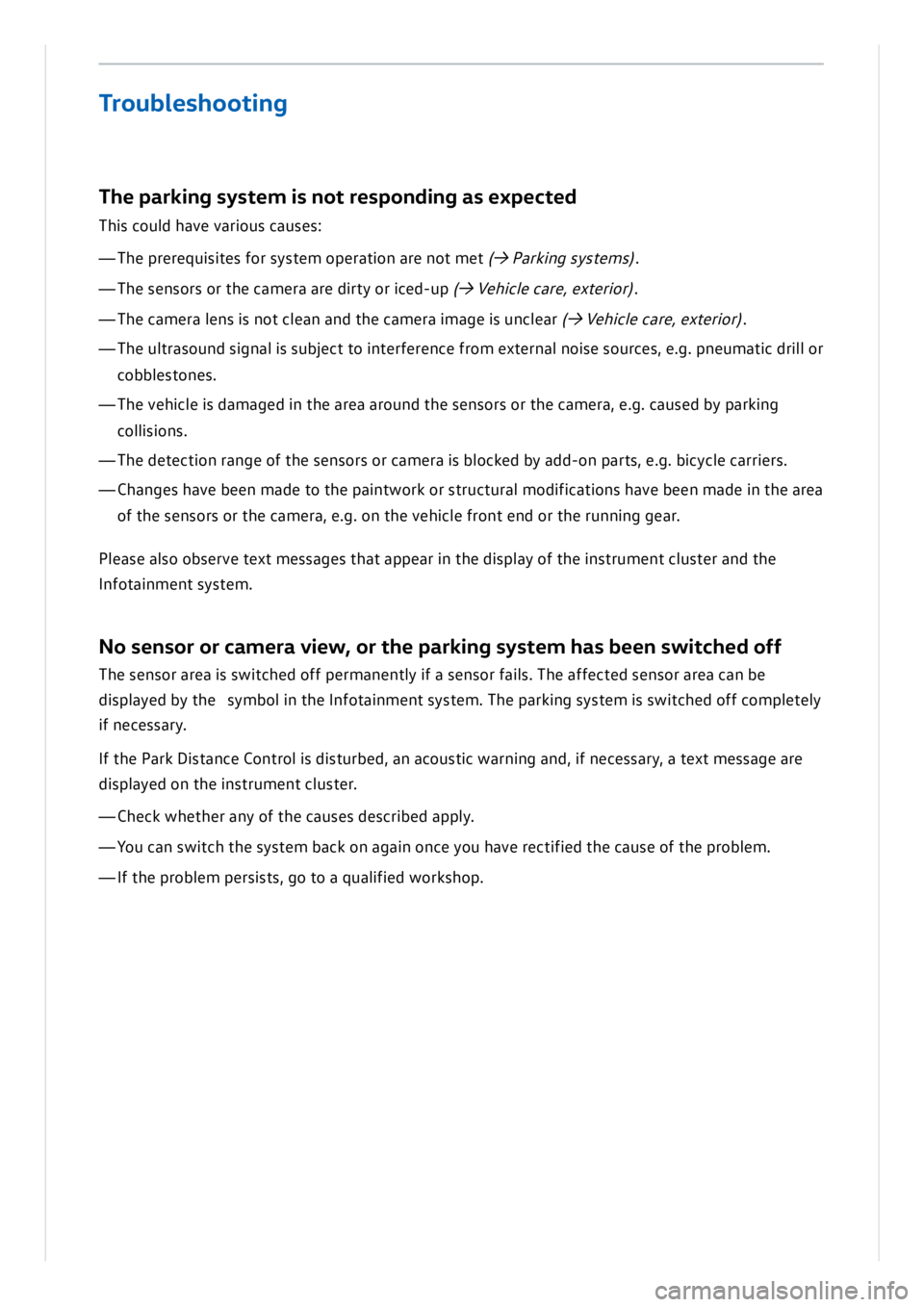 VOLKSWAGEN ID.3 2022  Owners Manual 