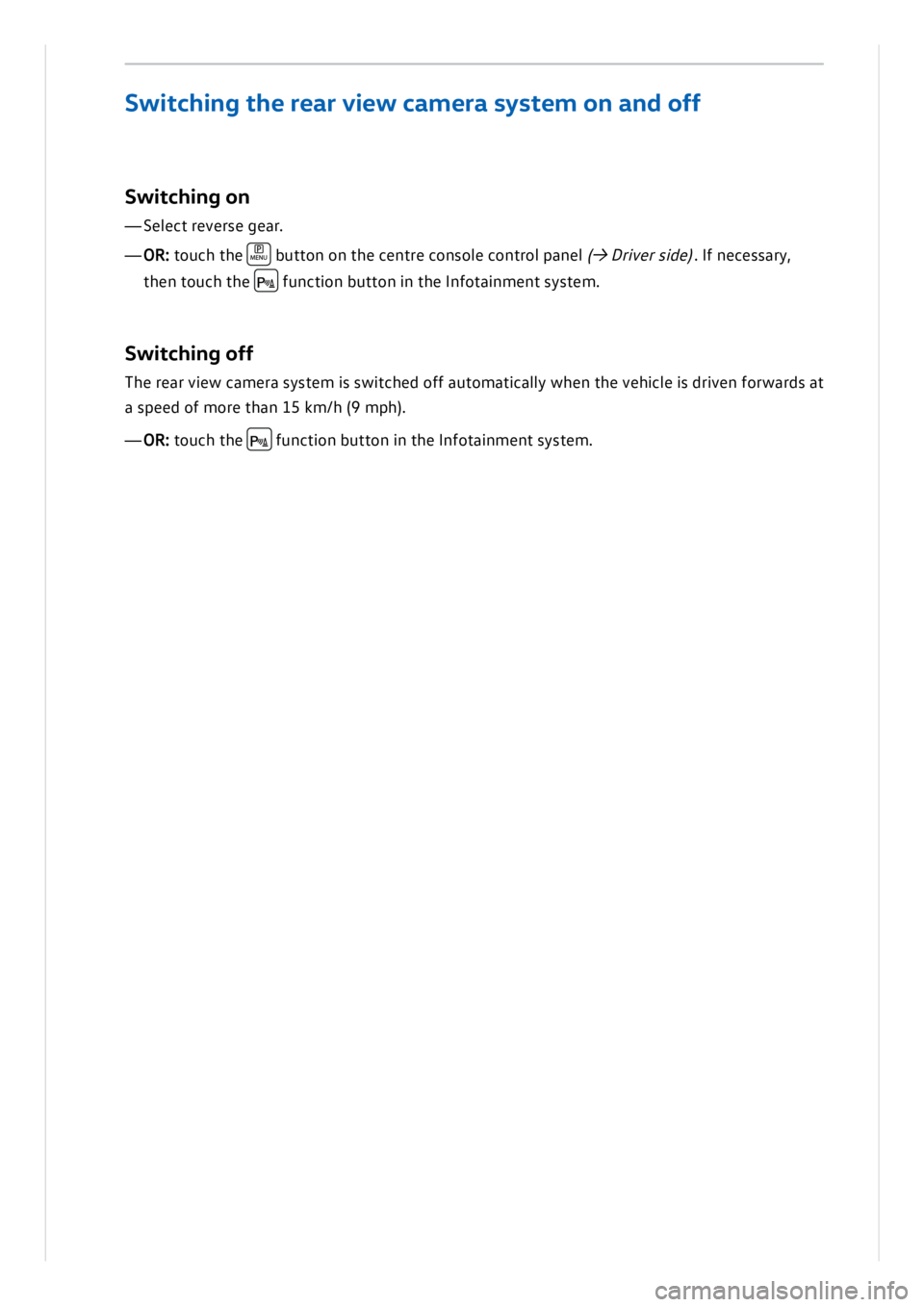 VOLKSWAGEN ID.3 2022  Owners Manual 