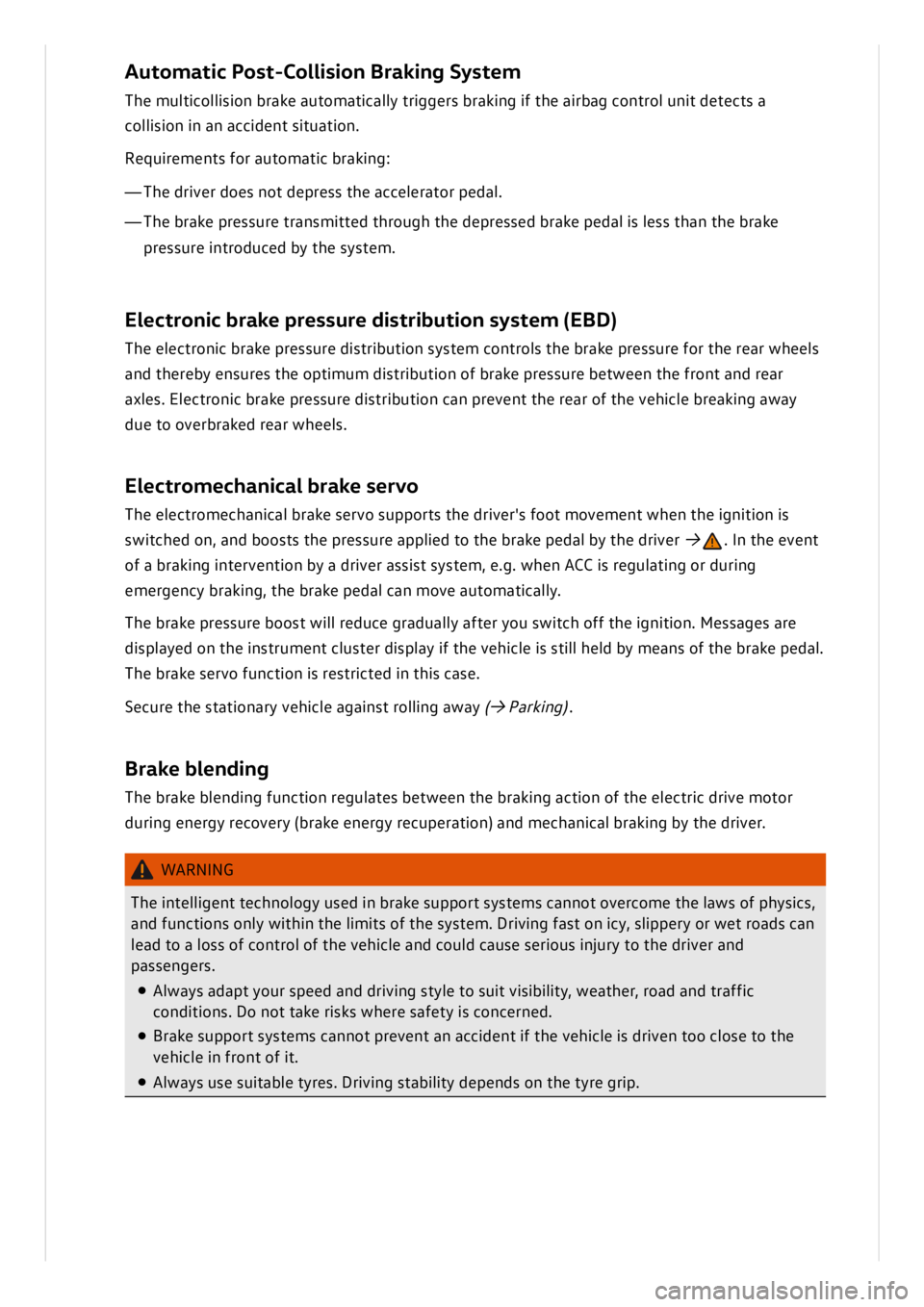 VOLKSWAGEN ID.3 2022  Owners Manual 