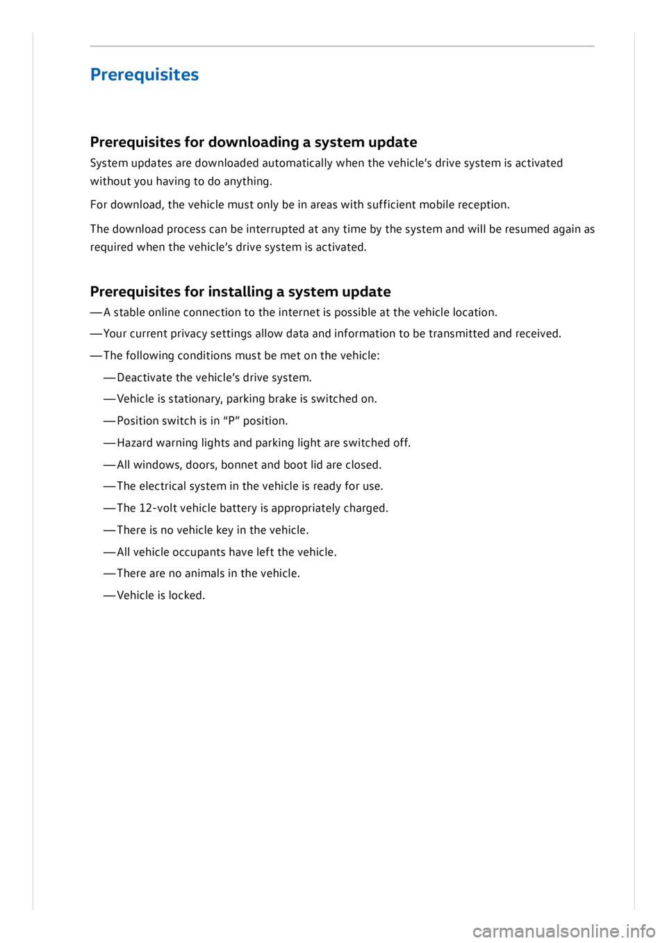 VOLKSWAGEN ID.3 2022  Owners Manual 