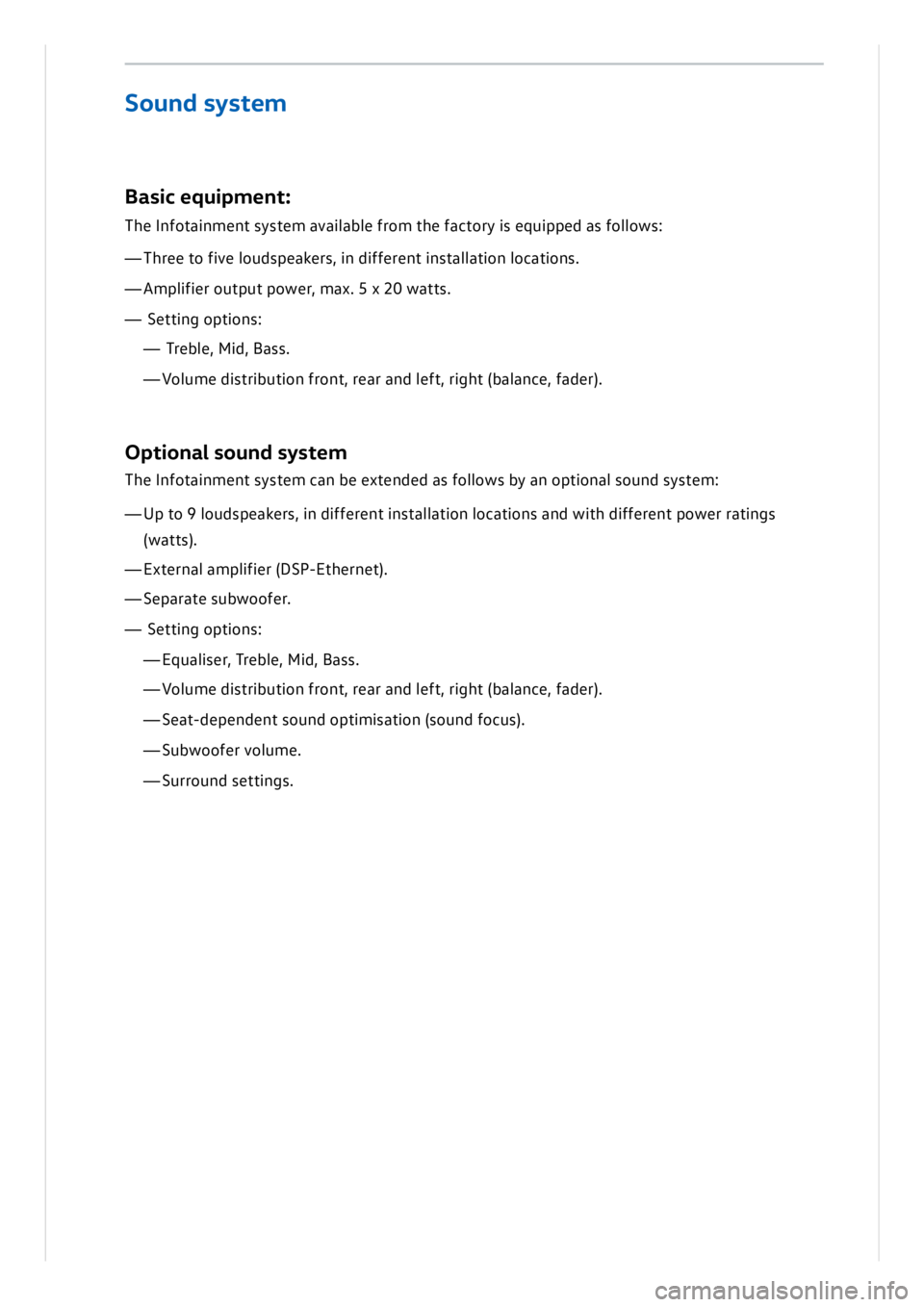 VOLKSWAGEN ID.3 2022  Owners Manual 