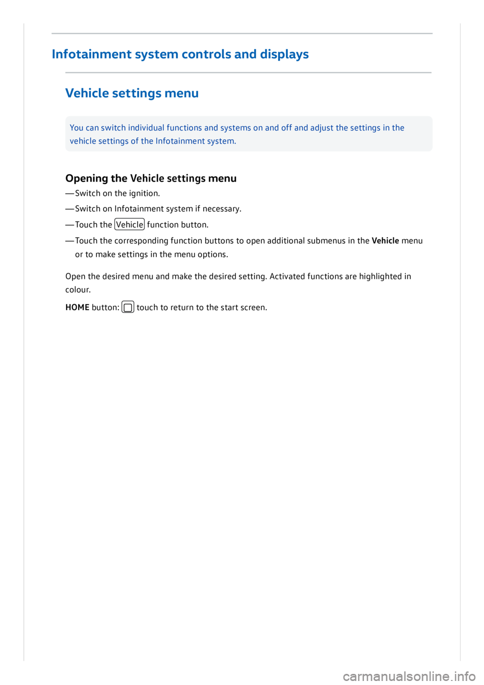 VOLKSWAGEN ID.3 2022  Owners Manual 