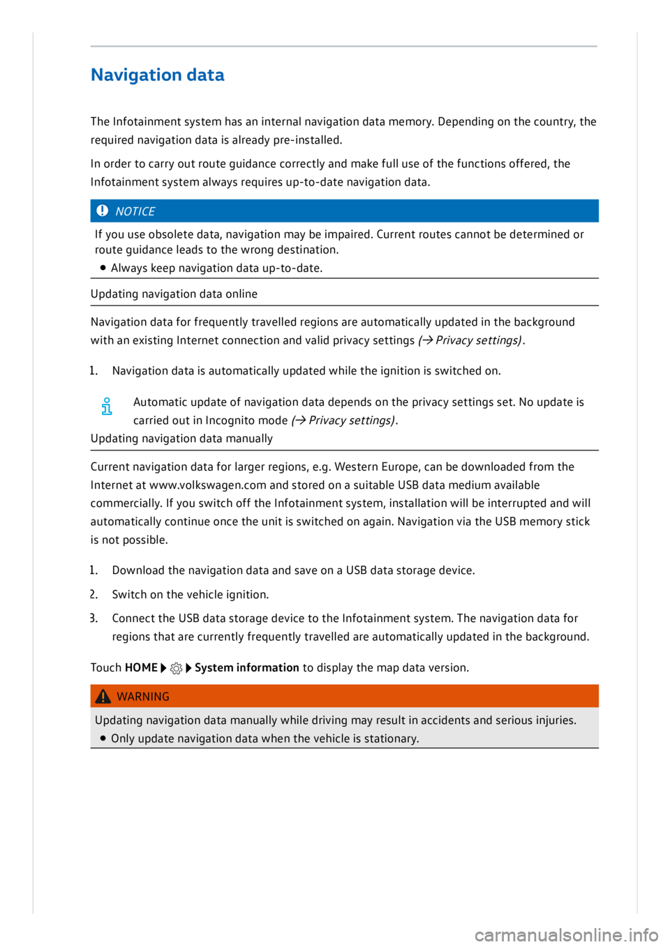 VOLKSWAGEN ID.3 2022  Owners Manual 