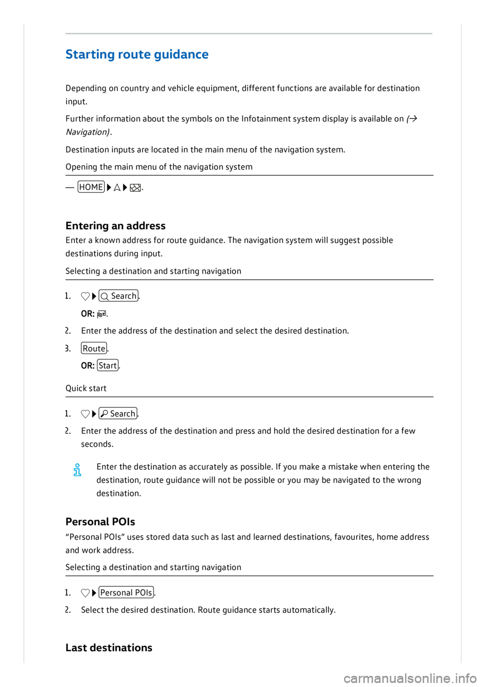 VOLKSWAGEN ID.3 2022  Owners Manual 