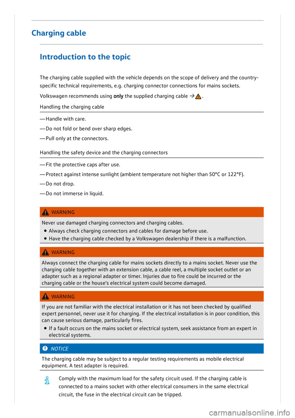 VOLKSWAGEN ID.3 2022  Owners Manual 