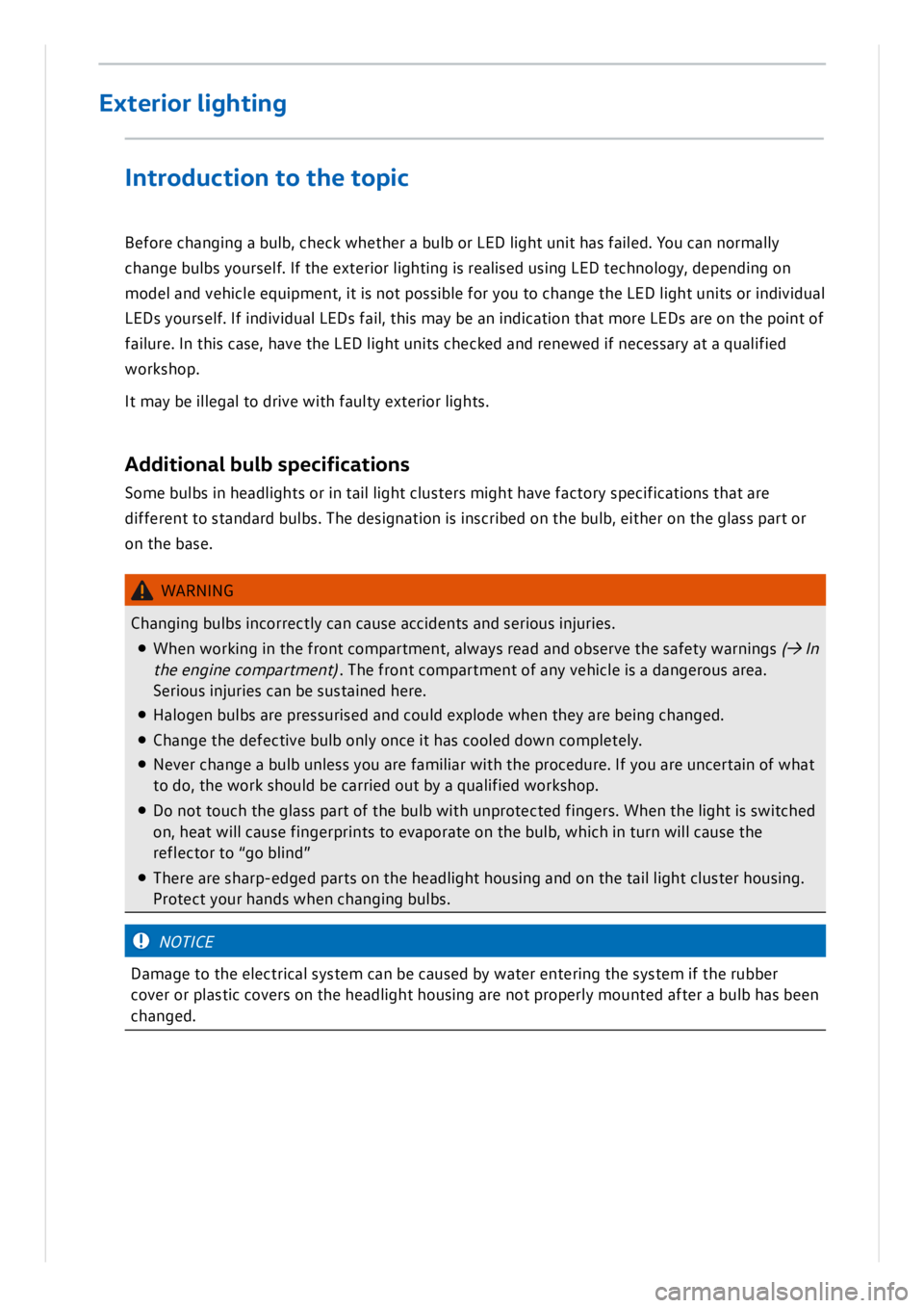 VOLKSWAGEN ID.3 2022  Owners Manual 