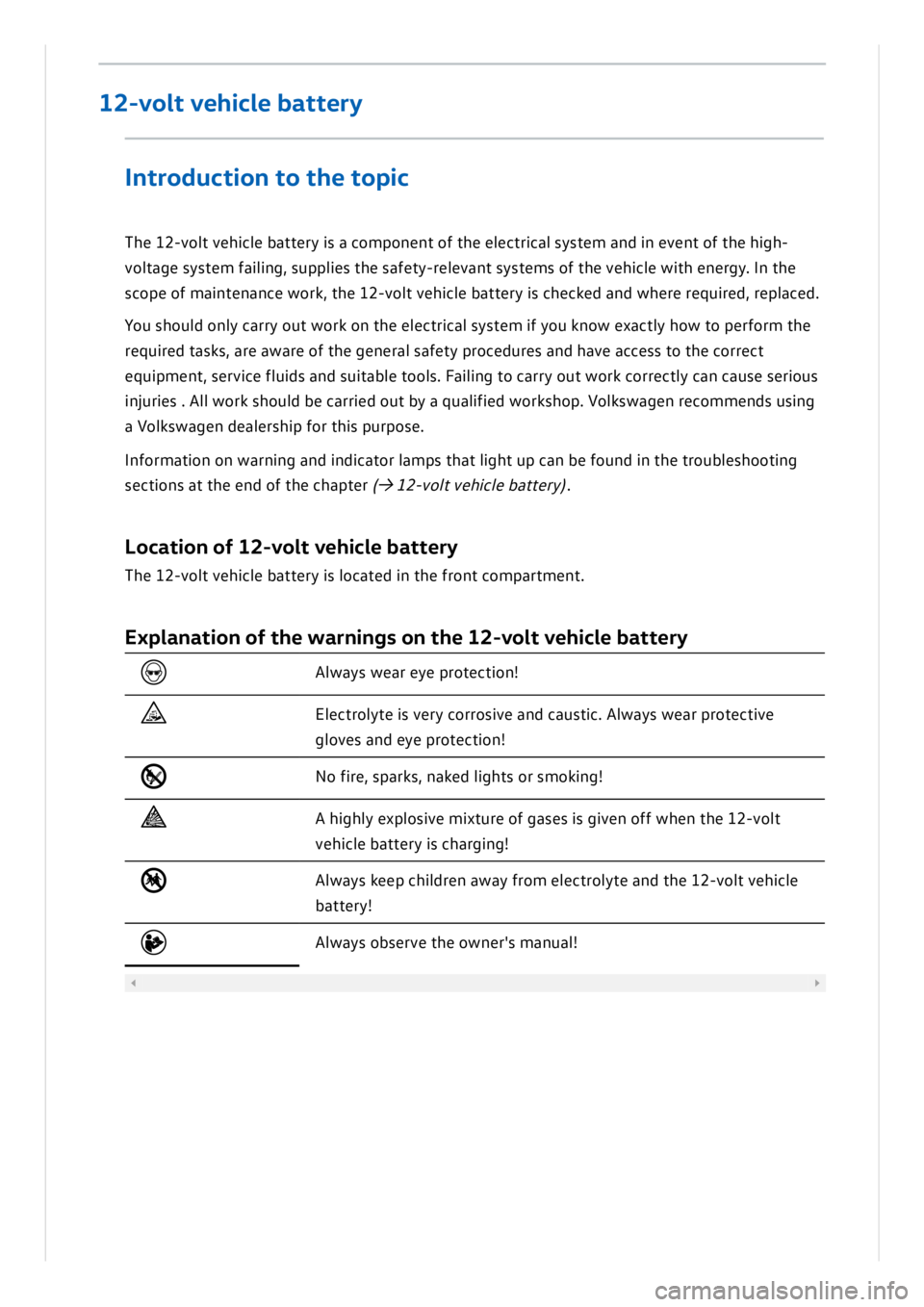 VOLKSWAGEN ID.3 2022  Owners Manual 