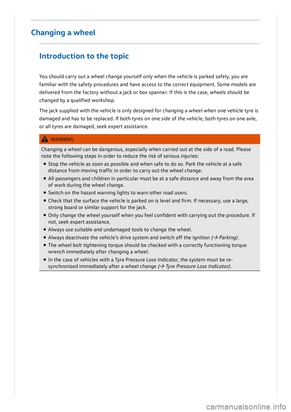 VOLKSWAGEN ID.3 2022  Owners Manual 
