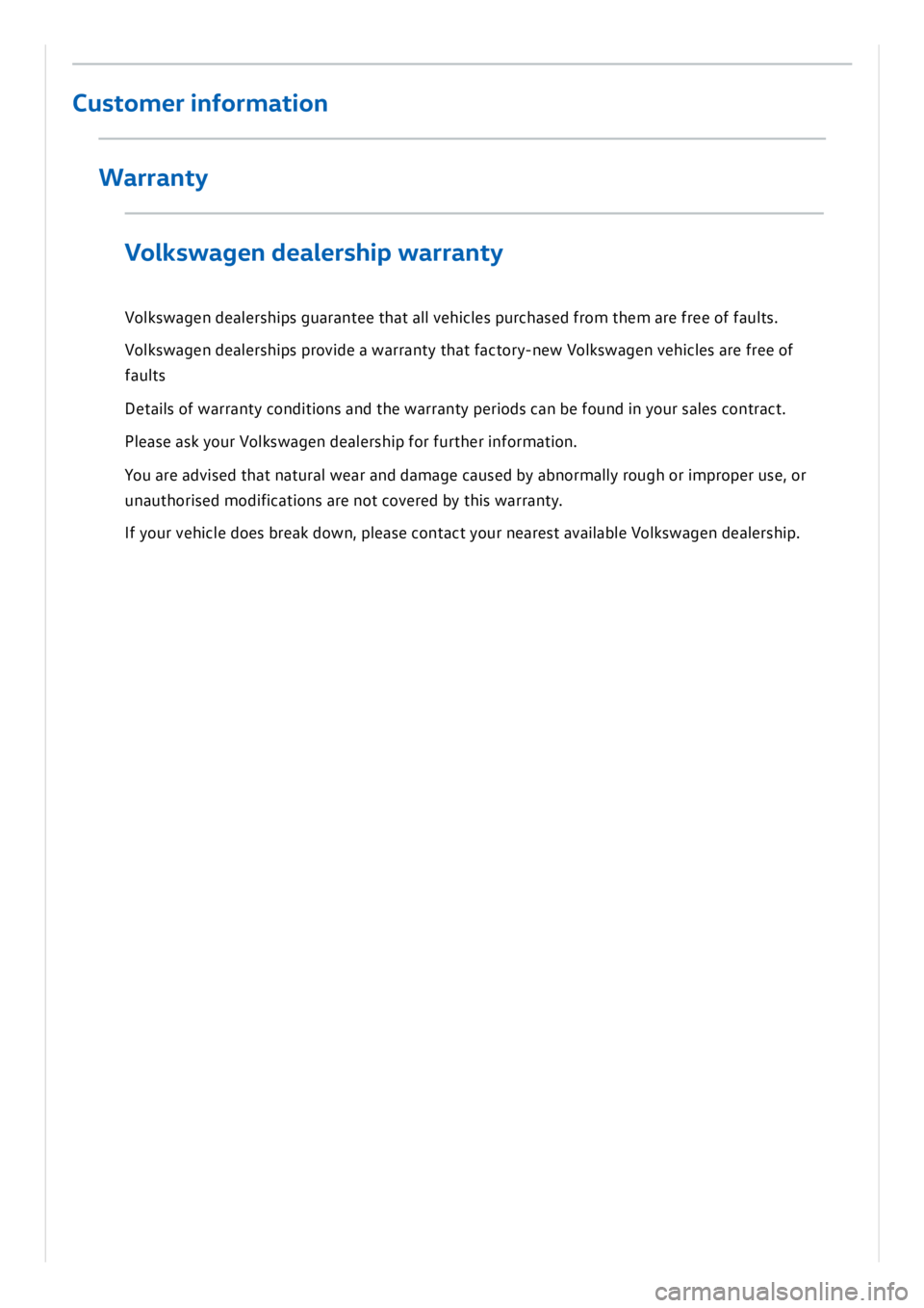 VOLKSWAGEN ID.3 2022  Owners Manual 