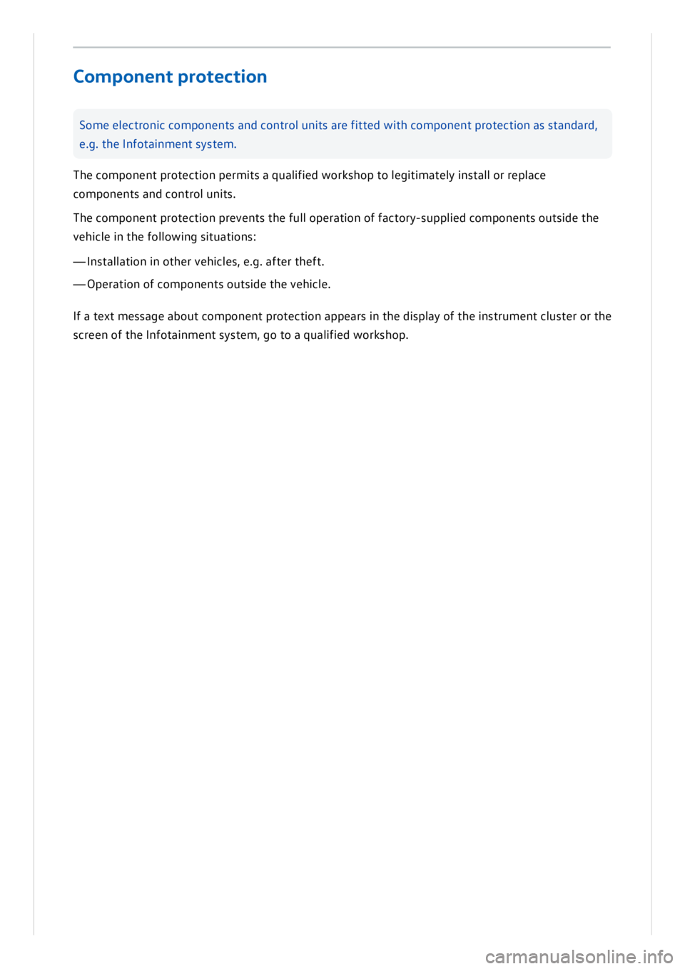 VOLKSWAGEN ID.3 2022  Owners Manual 