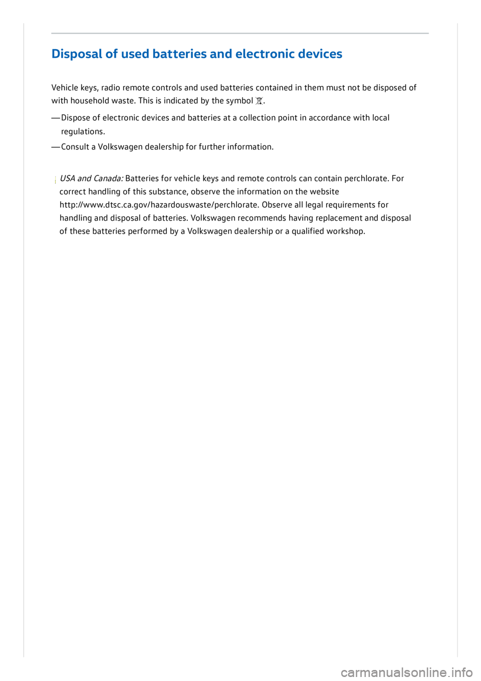 VOLKSWAGEN ID.3 2022  Owners Manual 