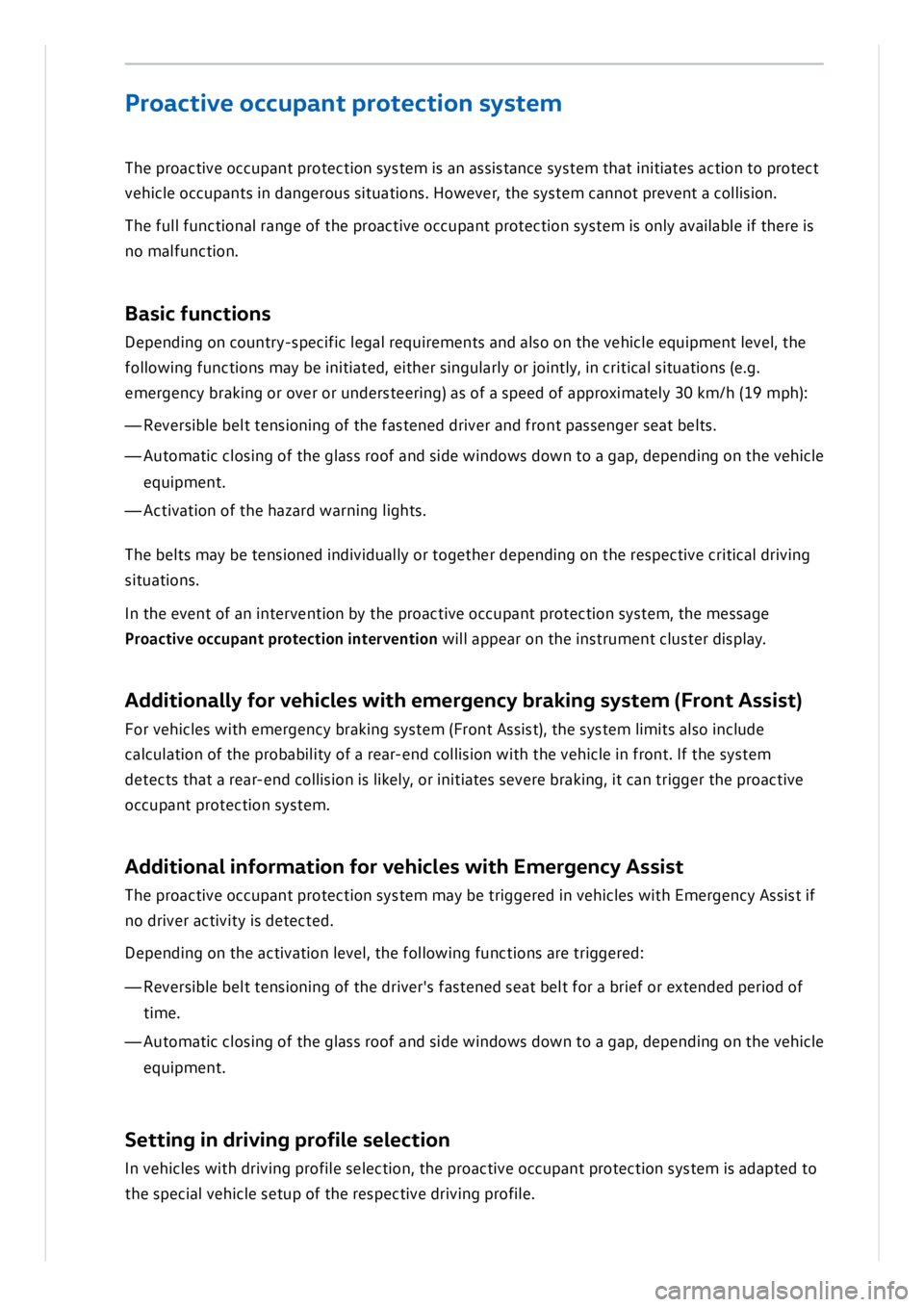 VOLKSWAGEN ID.3 2022  Owners Manual 