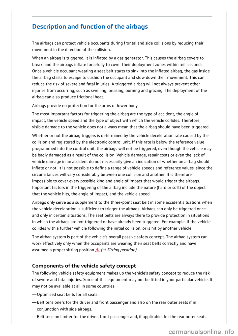 VOLKSWAGEN ID.3 2022  Owners Manual 