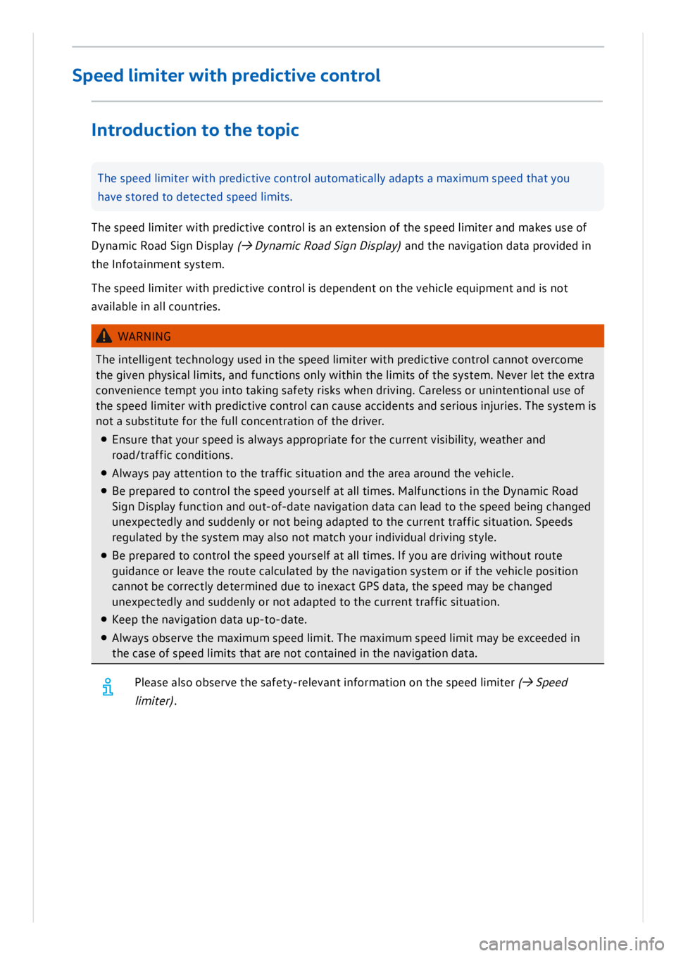 VOLKSWAGEN ID.3 2021  Owners Manual 