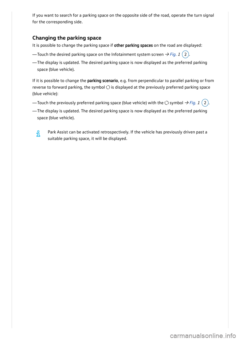 VOLKSWAGEN ID.3 2021  Owners Manual 