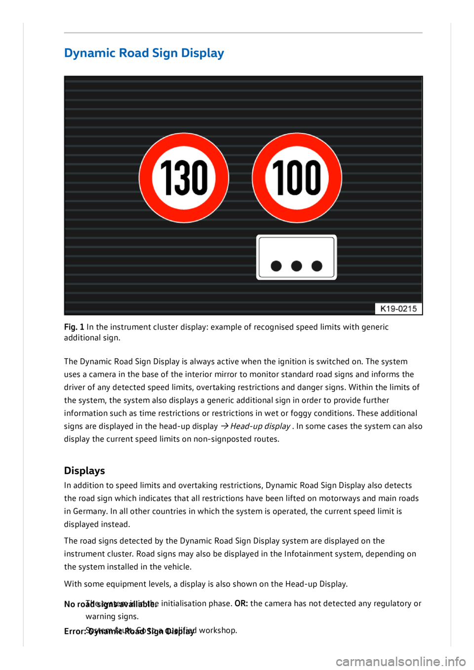 VOLKSWAGEN ID.3 2021  Owners Manual 