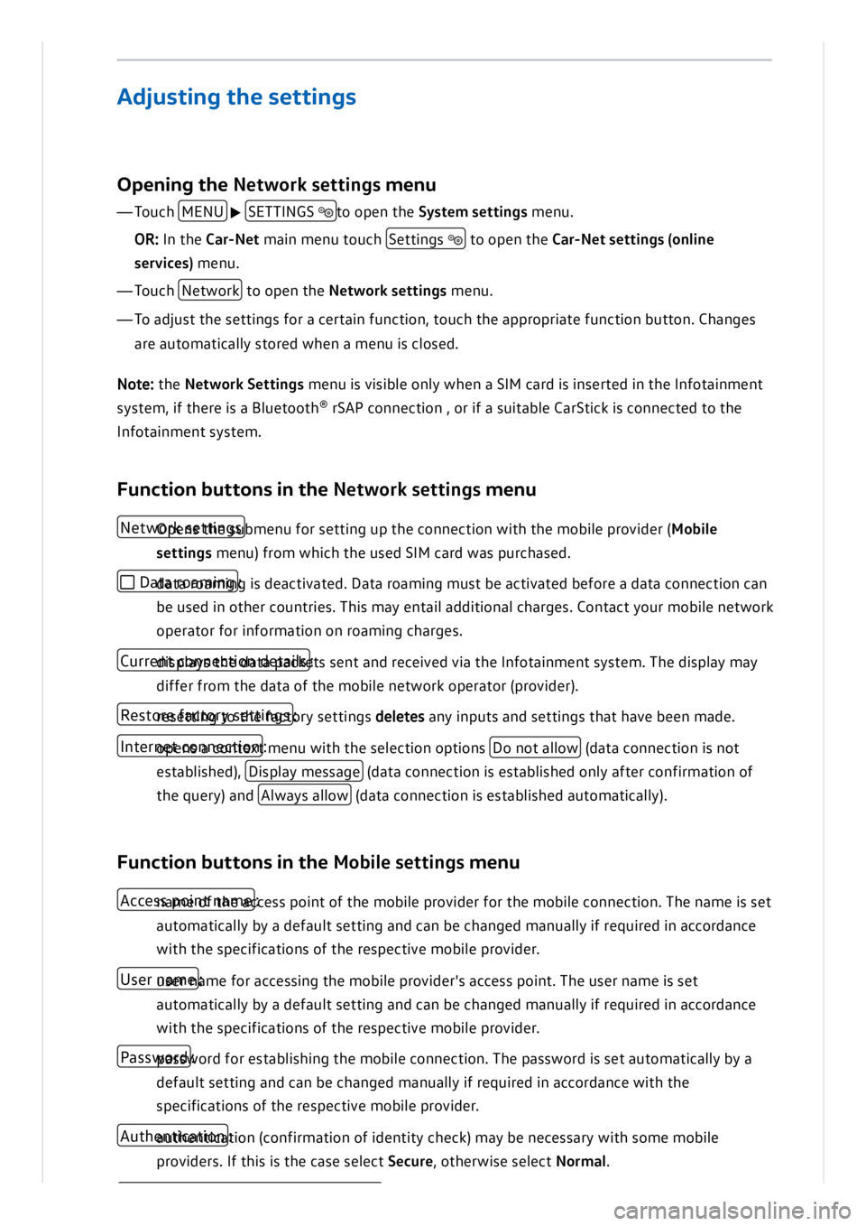 VOLKSWAGEN ID.3 2021  Owners Manual 