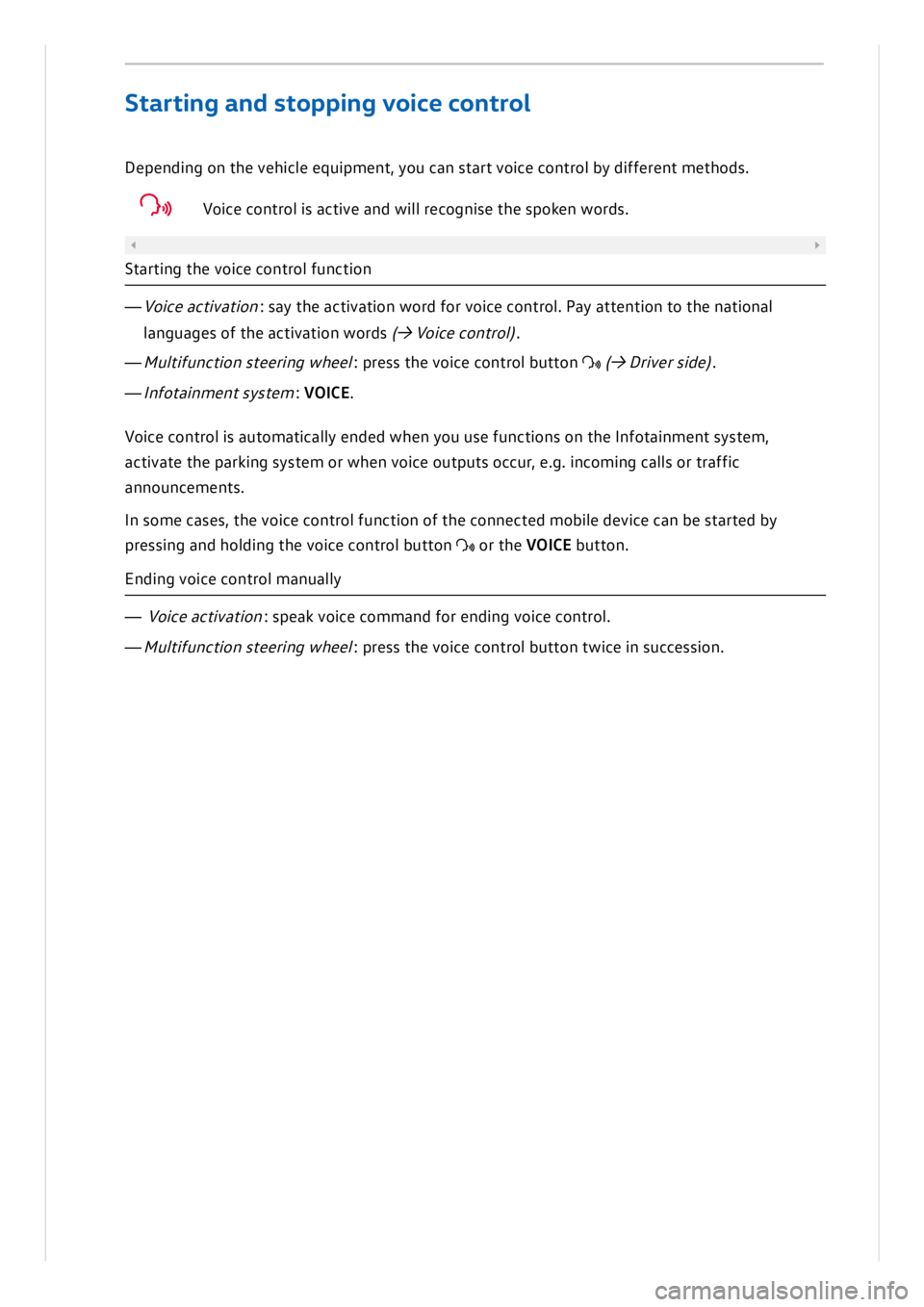 VOLKSWAGEN ID.3 2021  Owners Manual 