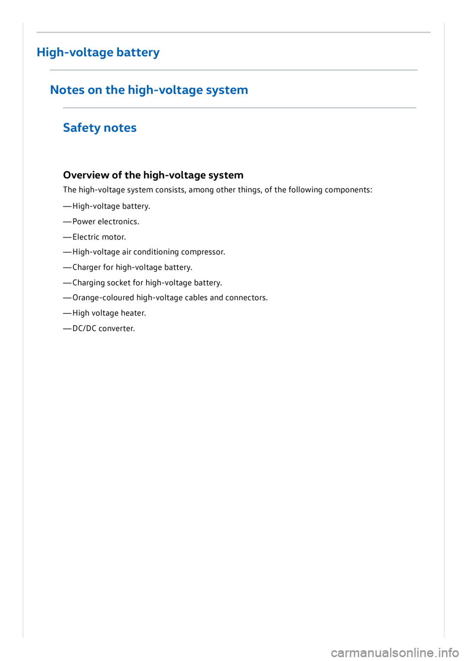 VOLKSWAGEN ID.3 2021  Owners Manual 