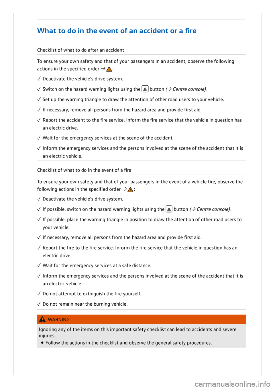 VOLKSWAGEN ID.3 2019  Owners Manual 
