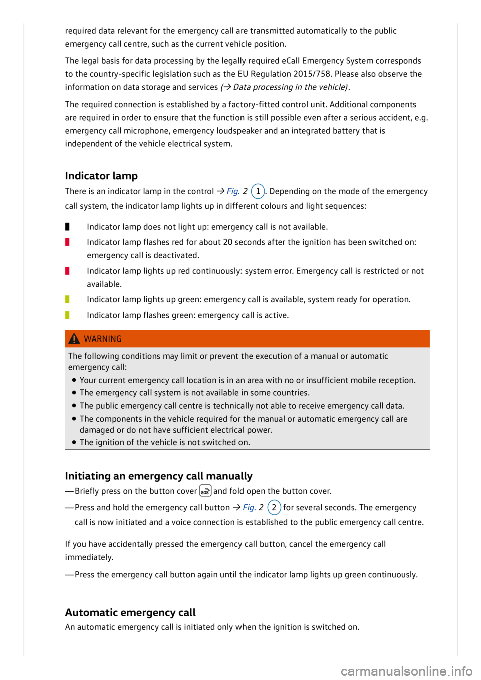 VOLKSWAGEN ID.3 2019  Owners Manual 