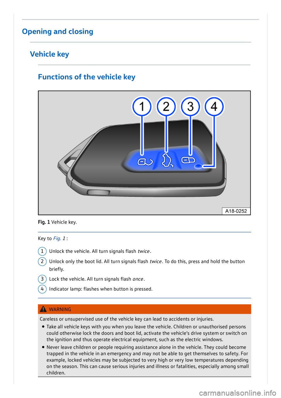 VOLKSWAGEN ID.3 2019  Owners Manual 