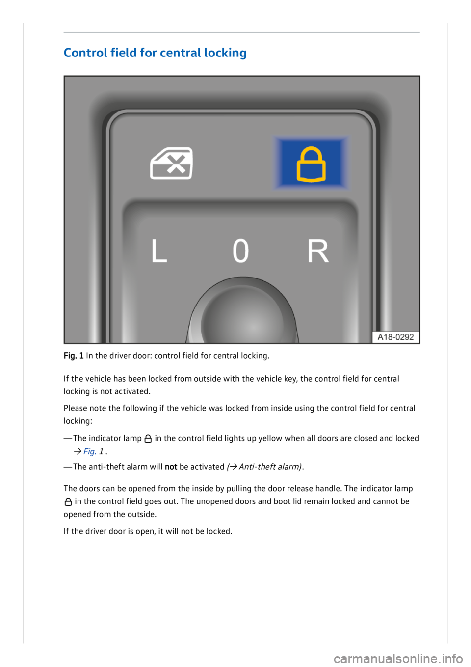 VOLKSWAGEN ID.3 2019  Owners Manual 
