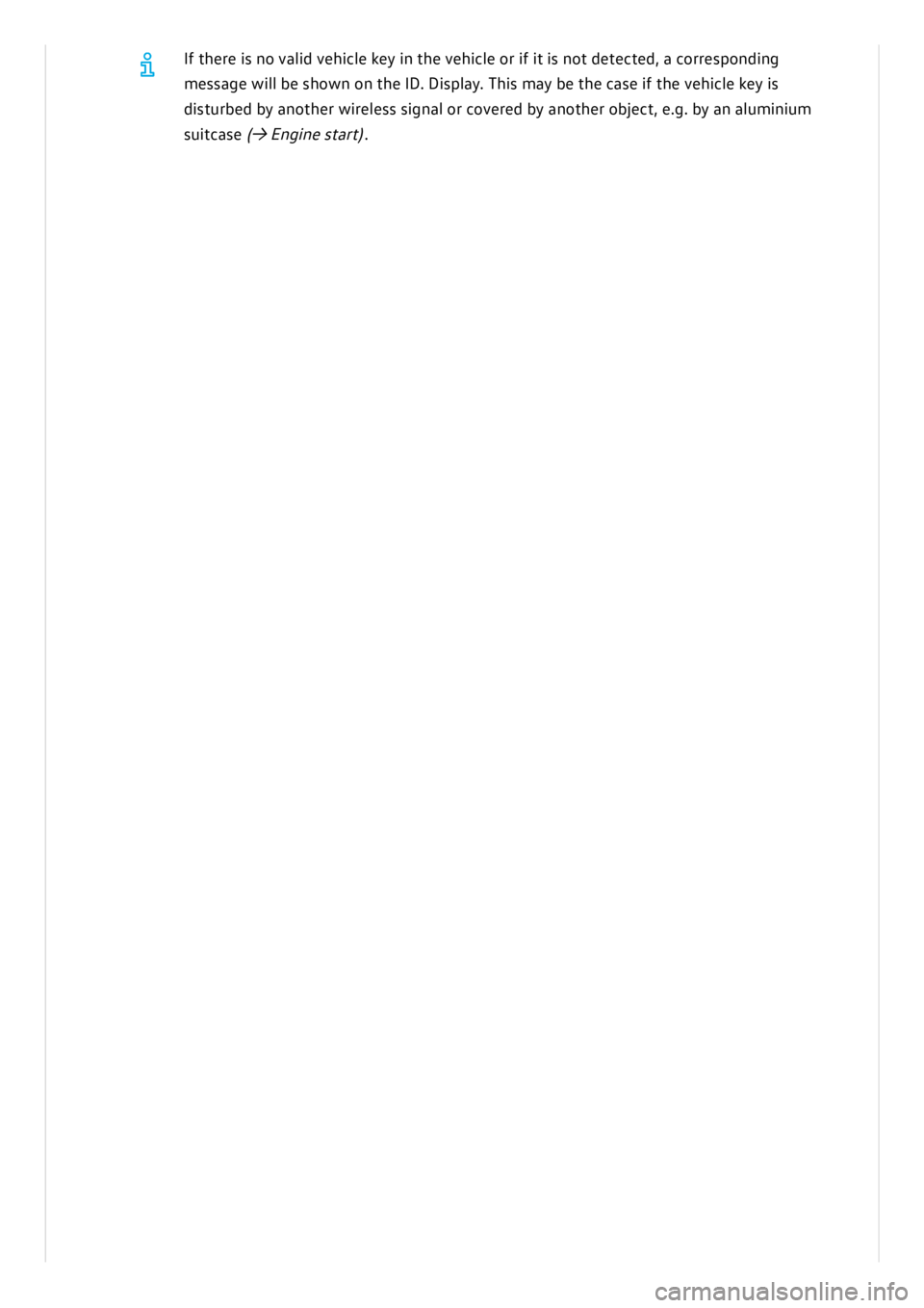 VOLKSWAGEN ID.3 2019  Owners Manual 