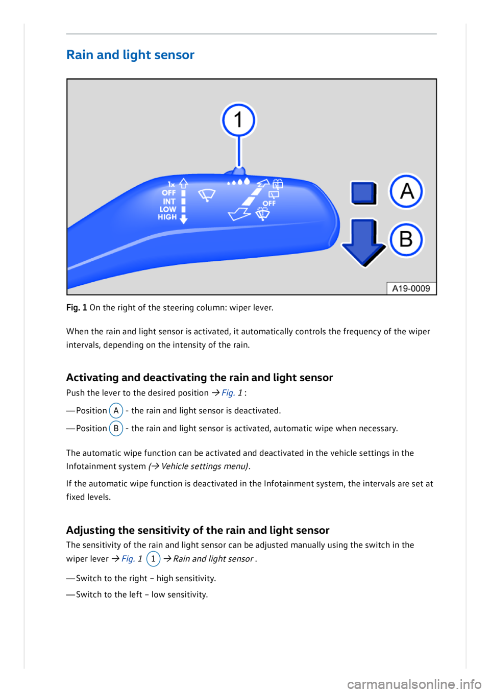 VOLKSWAGEN ID.3 2019  Owners Manual 