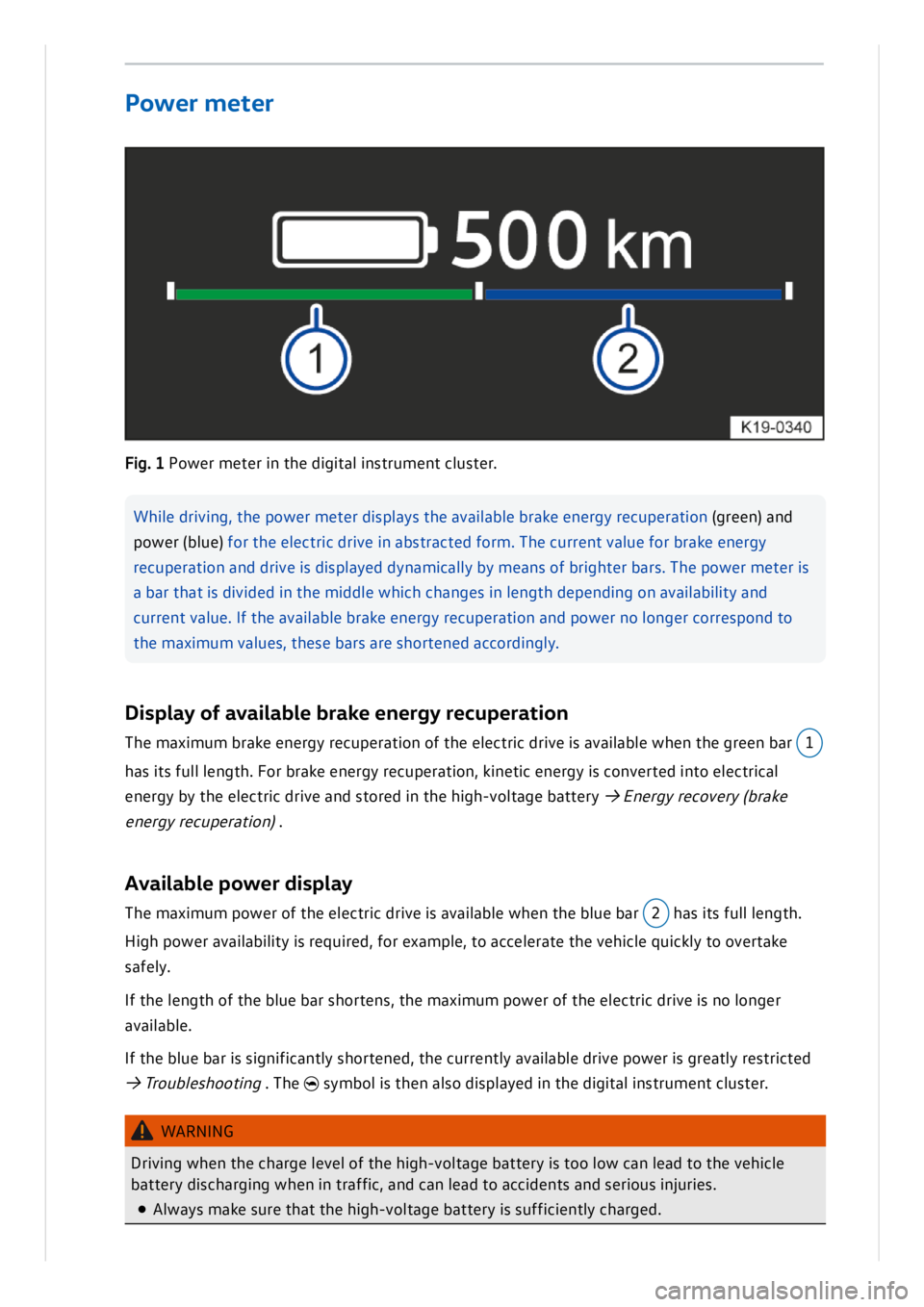 VOLKSWAGEN ID.3 2019  Owners Manual 