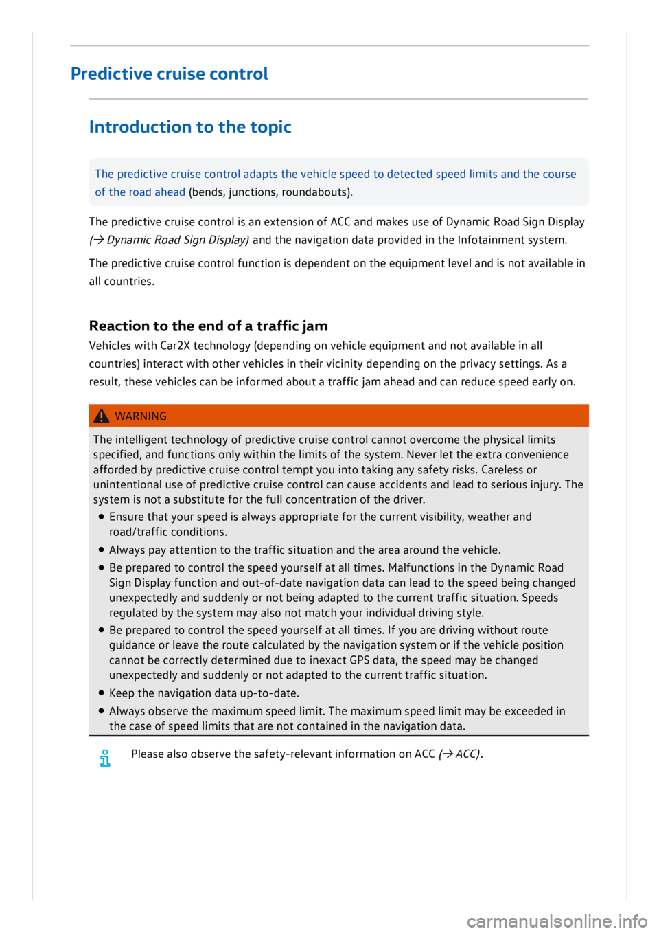 VOLKSWAGEN ID.3 2019  Owners Manual 