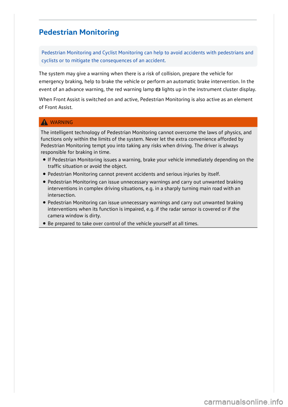 VOLKSWAGEN ID.3 2019  Owners Manual 