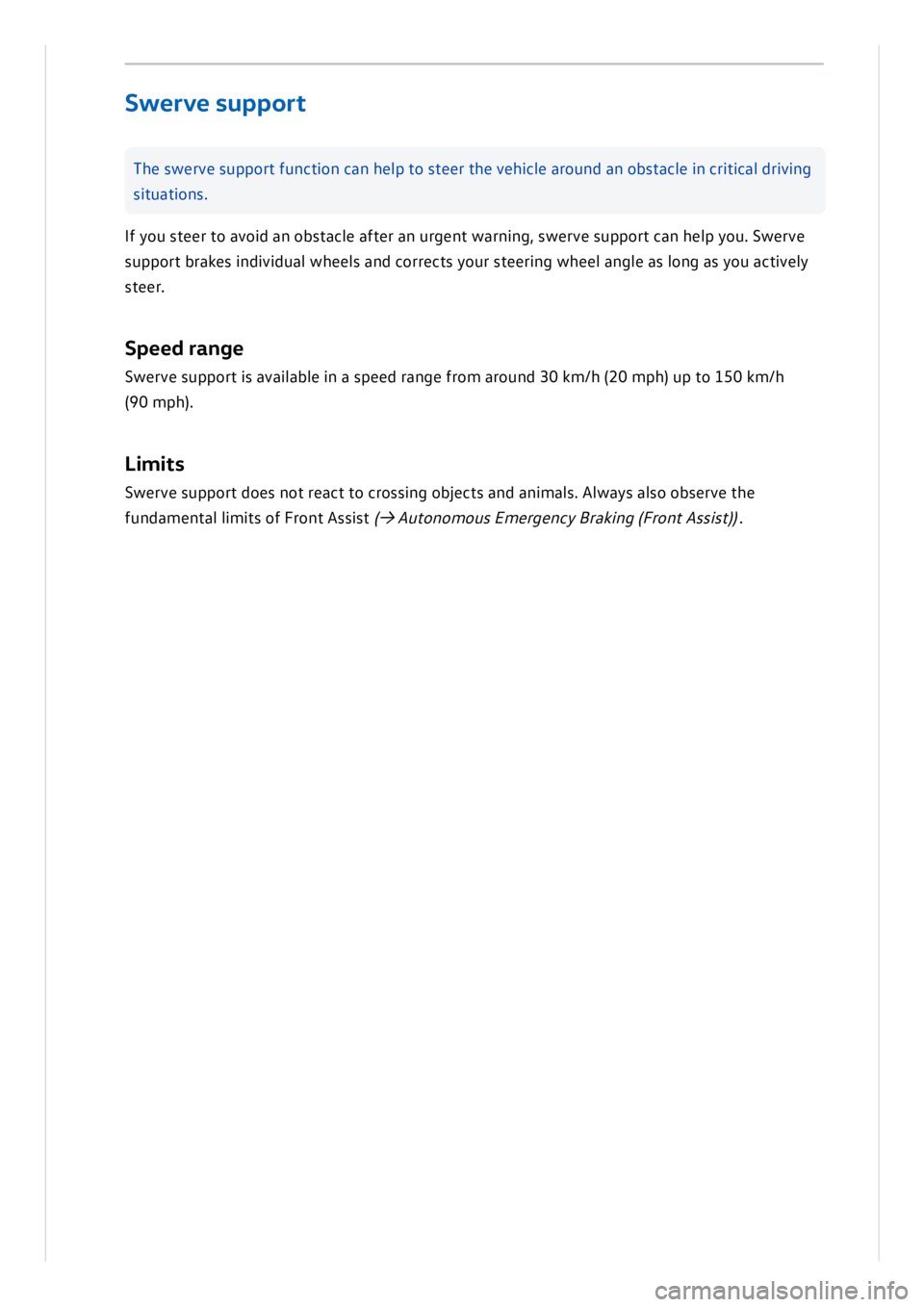 VOLKSWAGEN ID.3 2019  Owners Manual 