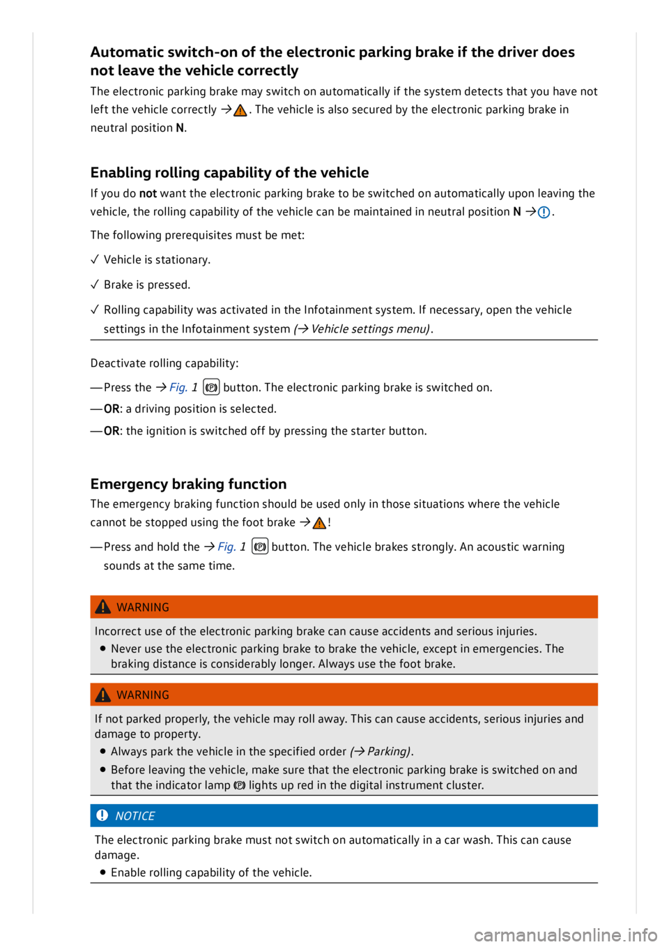VOLKSWAGEN ID.3 2019  Owners Manual 