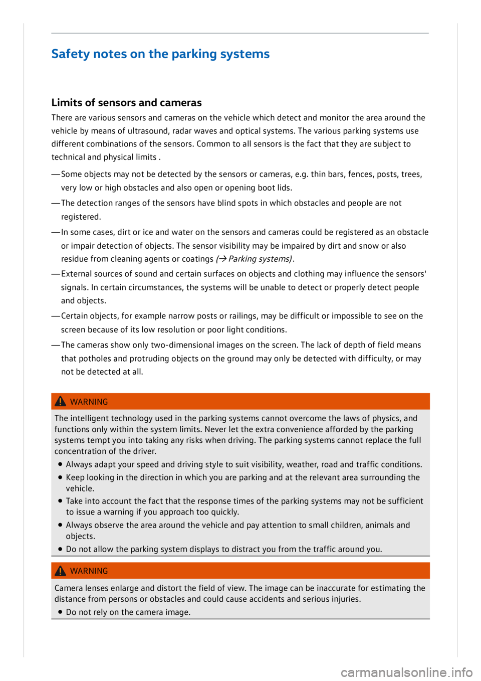 VOLKSWAGEN ID.3 2019  Owners Manual 