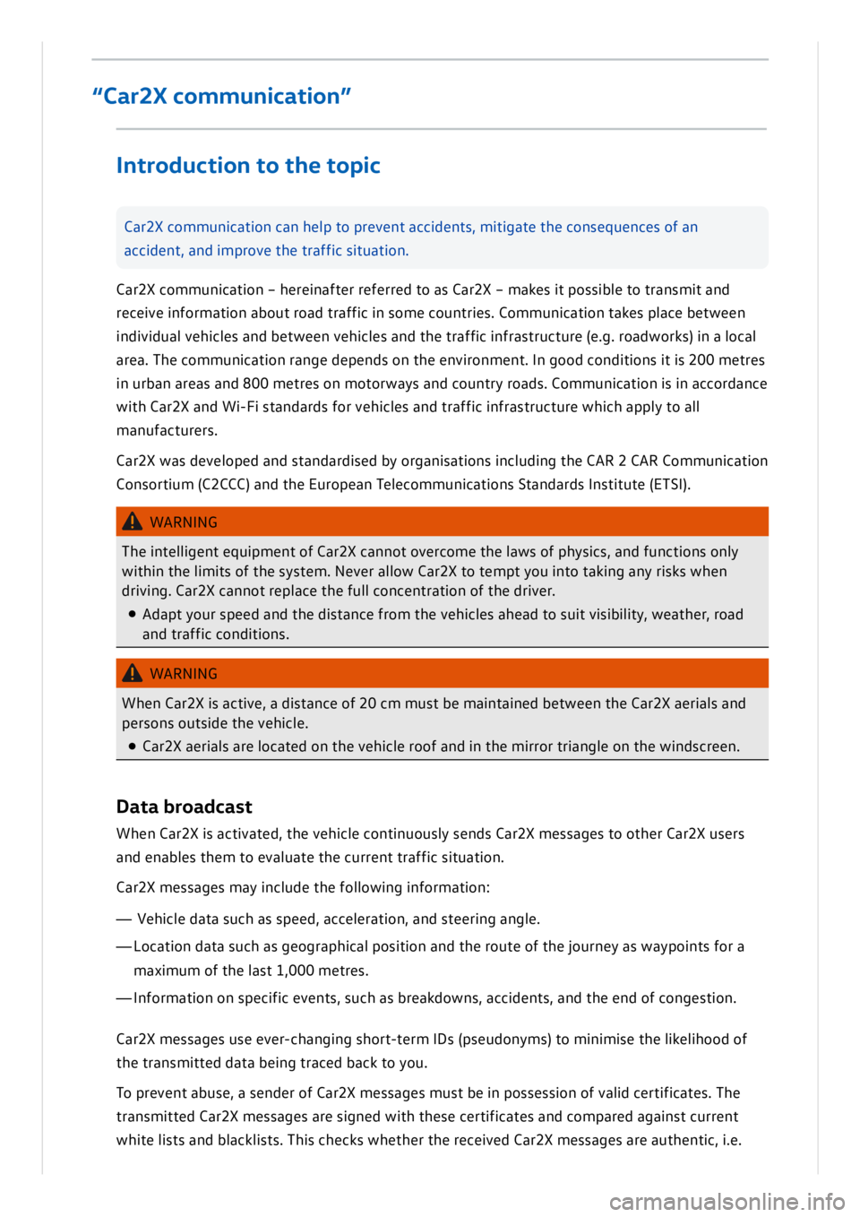 VOLKSWAGEN ID.3 2019  Owners Manual 