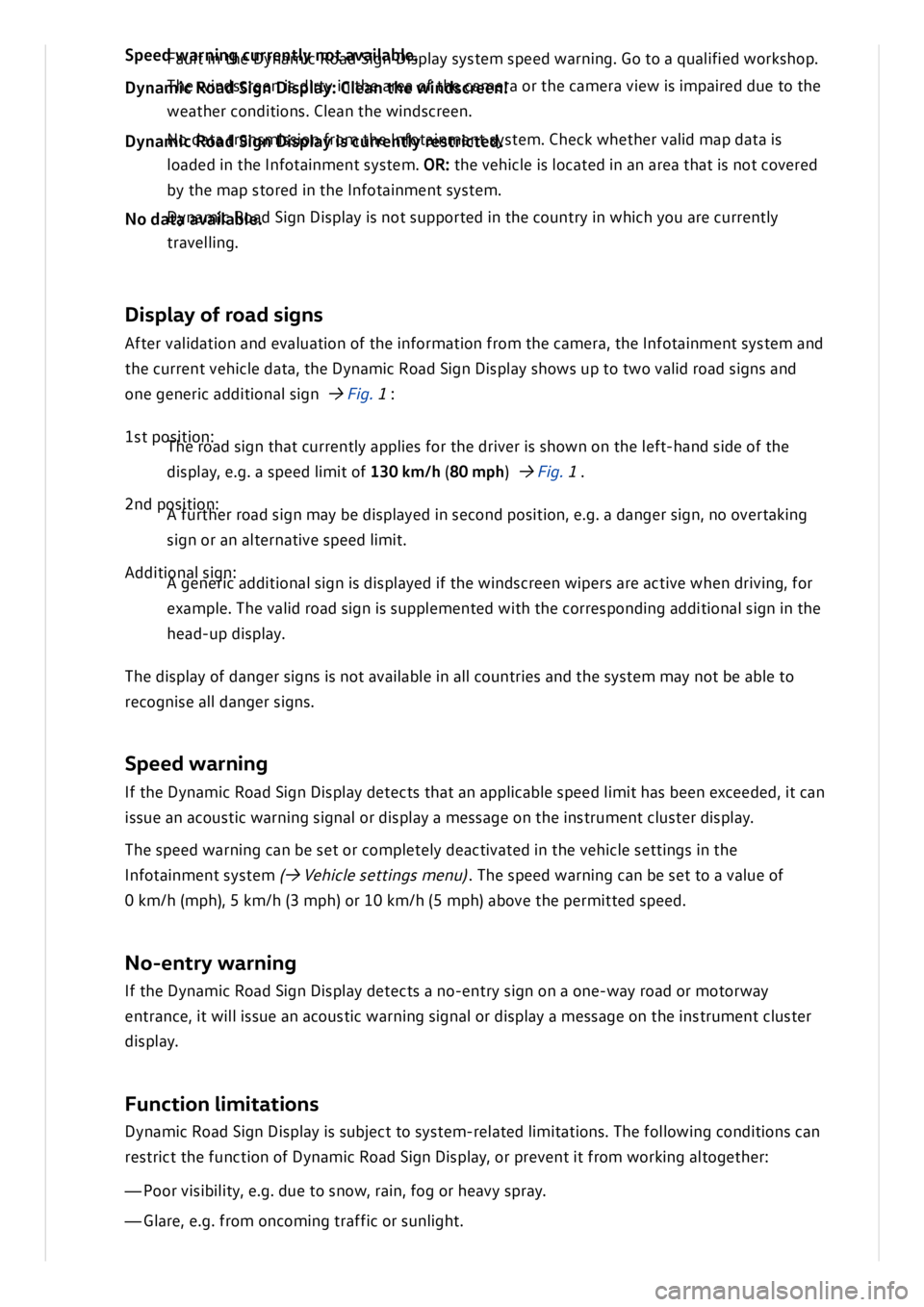 VOLKSWAGEN ID.3 2019  Owners Manual 