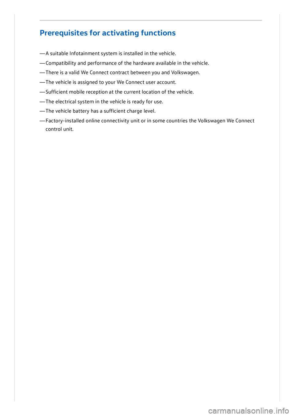 VOLKSWAGEN ID.3 2019  Owners Manual 