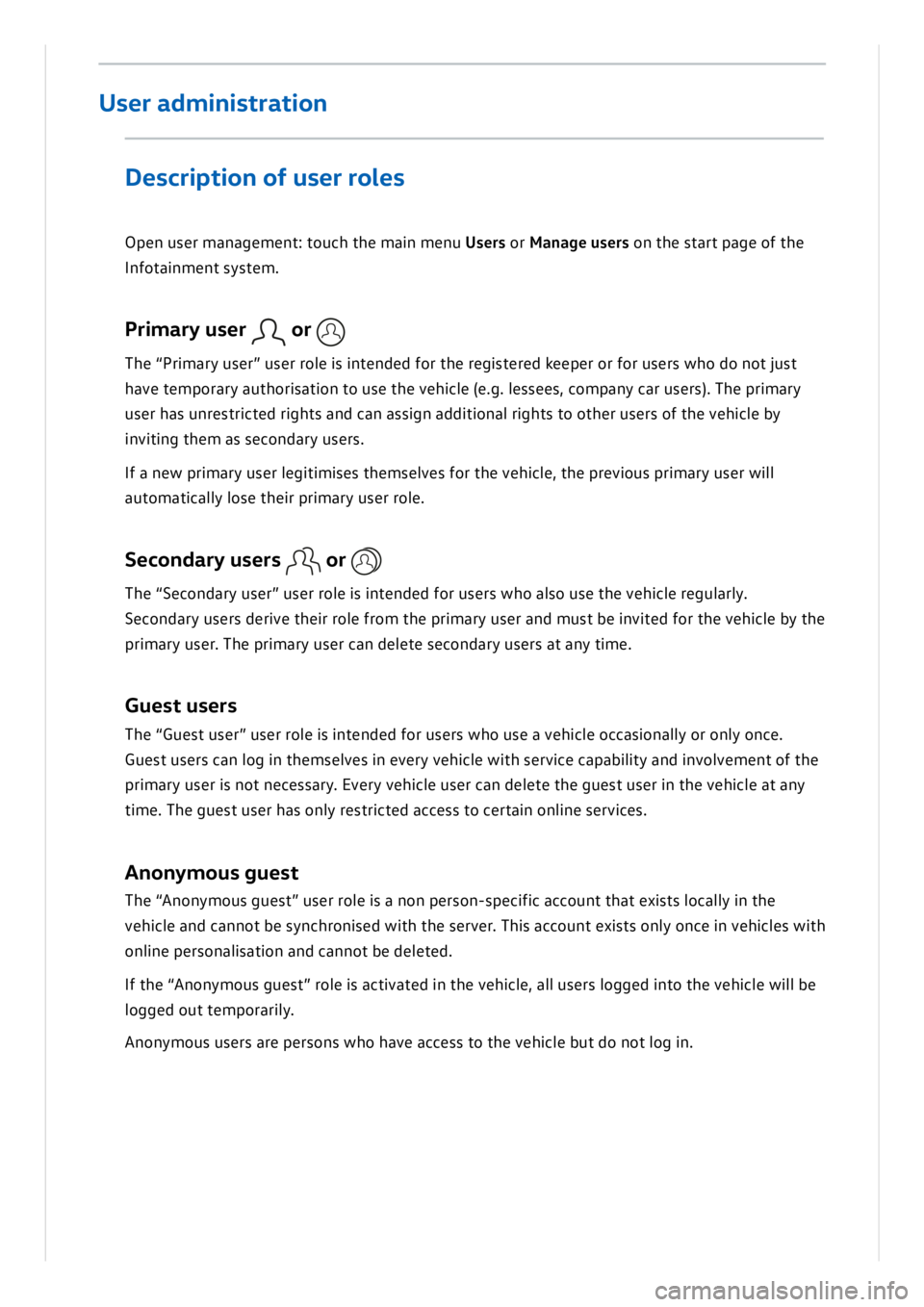 VOLKSWAGEN ID.3 2019  Owners Manual 