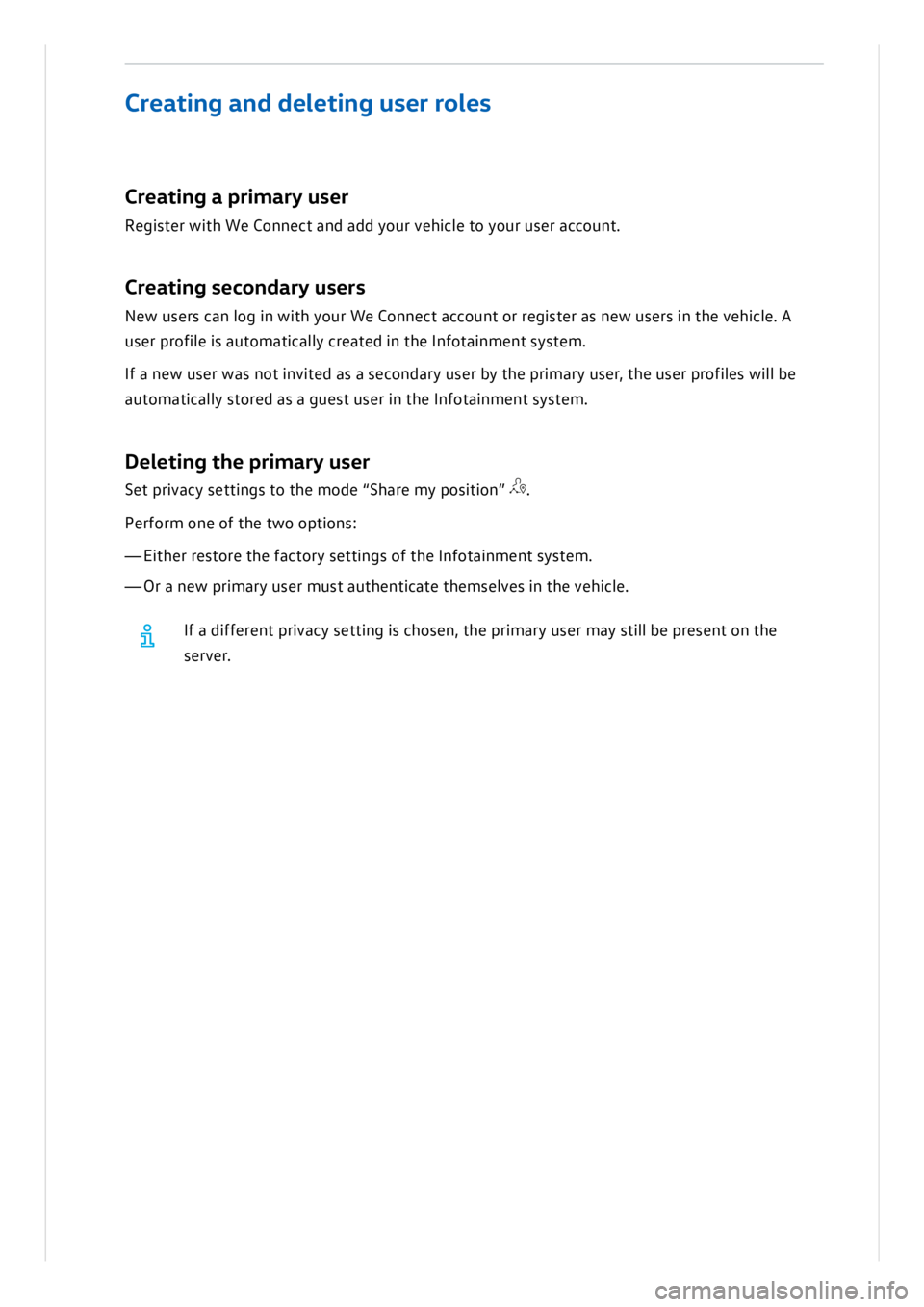 VOLKSWAGEN ID.3 2019  Owners Manual 