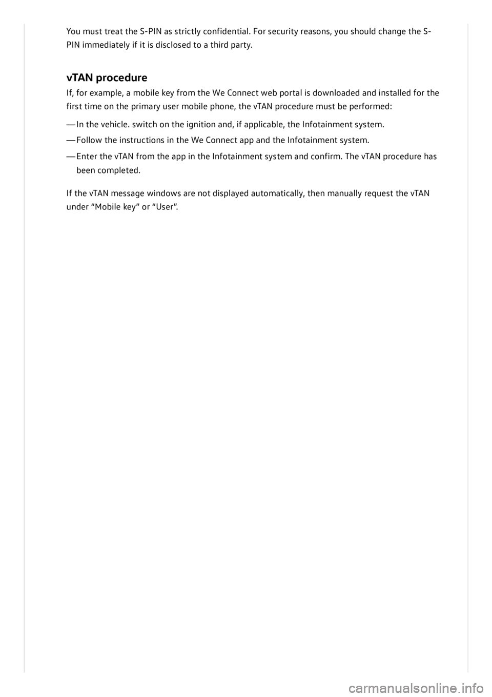 VOLKSWAGEN ID.3 2019  Owners Manual 