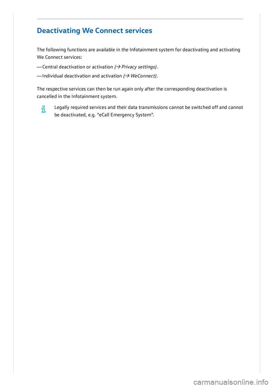 VOLKSWAGEN ID.3 2019  Owners Manual 