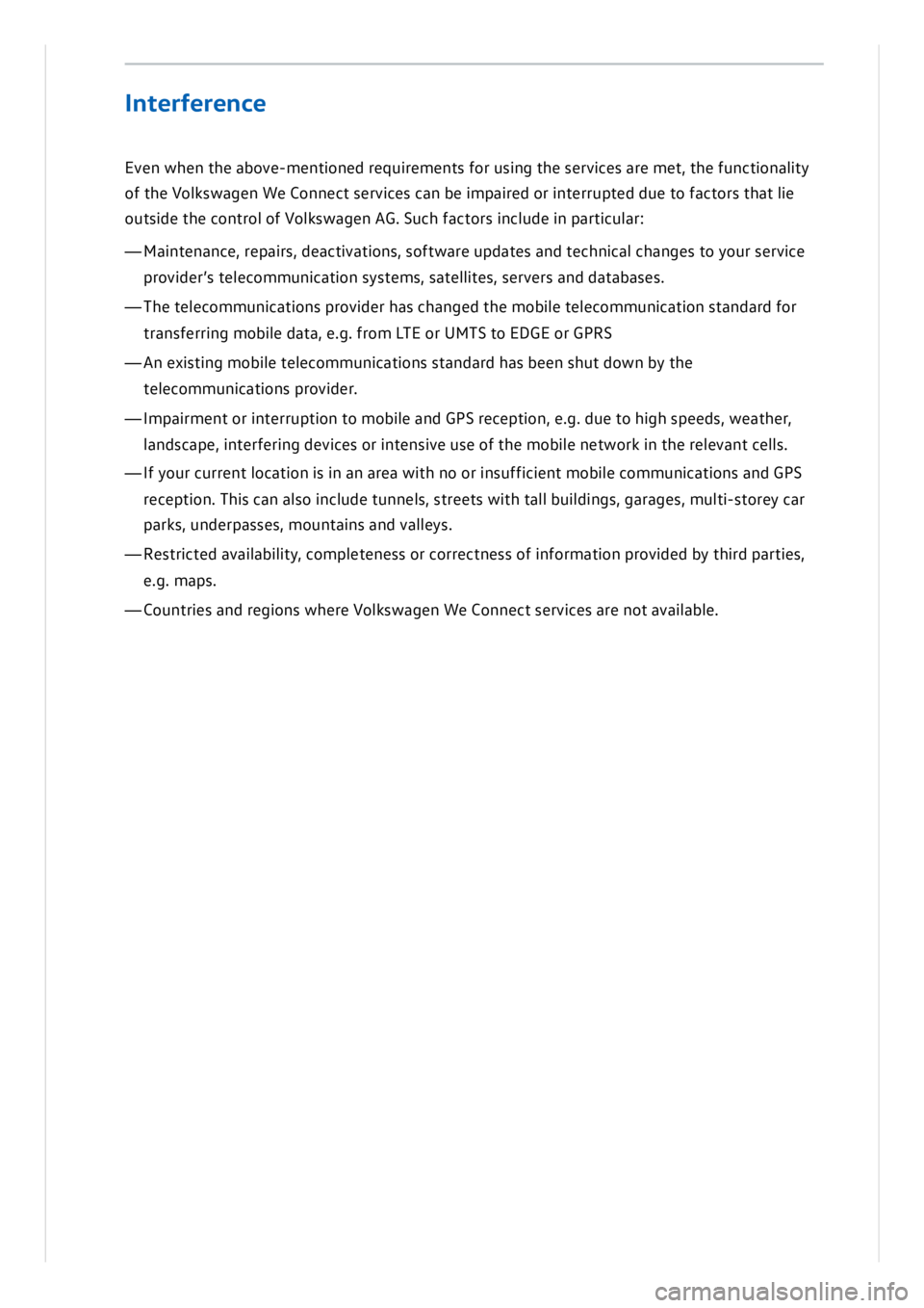 VOLKSWAGEN ID.3 2019  Owners Manual 