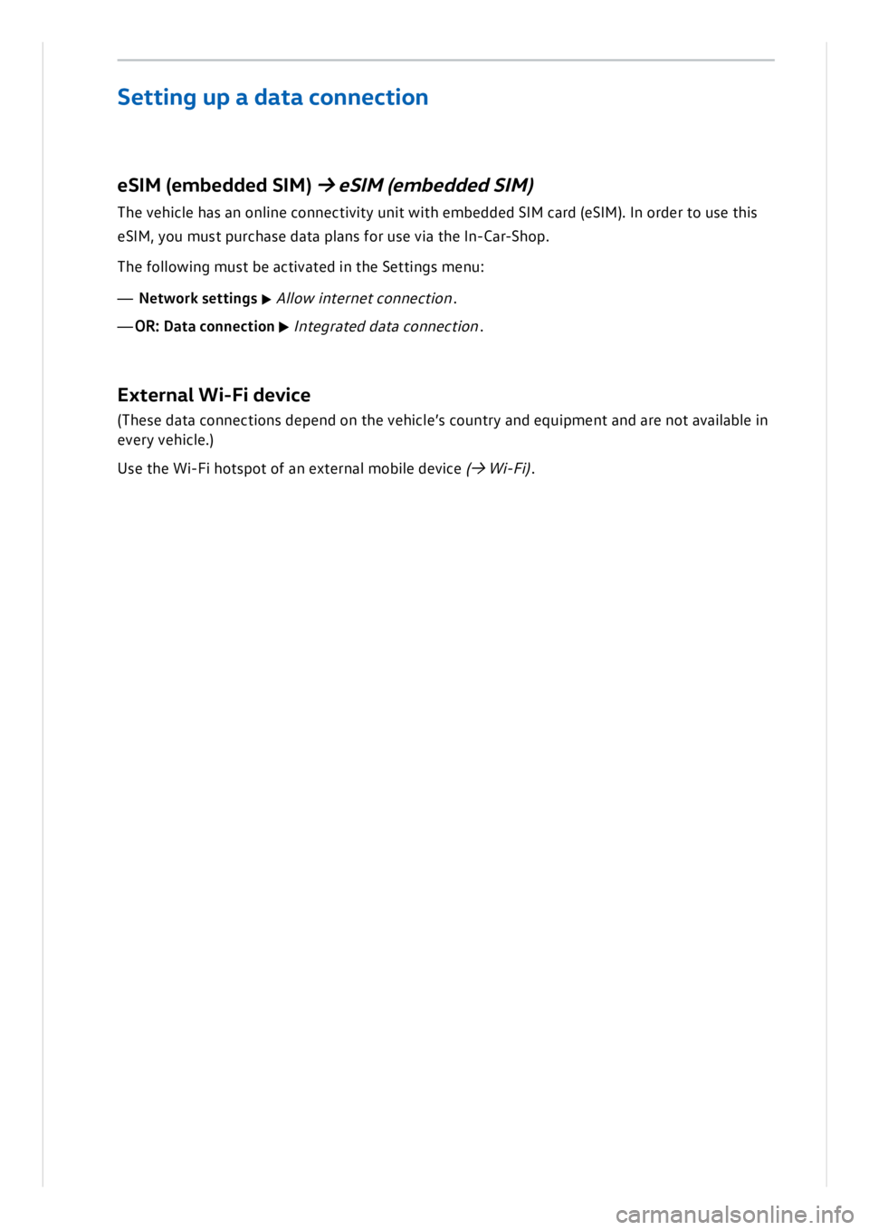 VOLKSWAGEN ID.3 2019  Owners Manual 