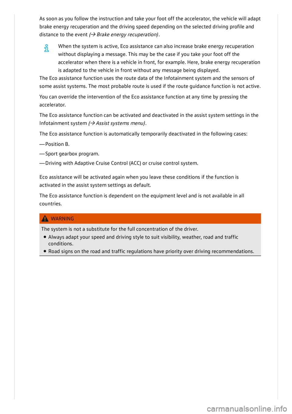 VOLKSWAGEN ID.3 2019  Owners Manual 