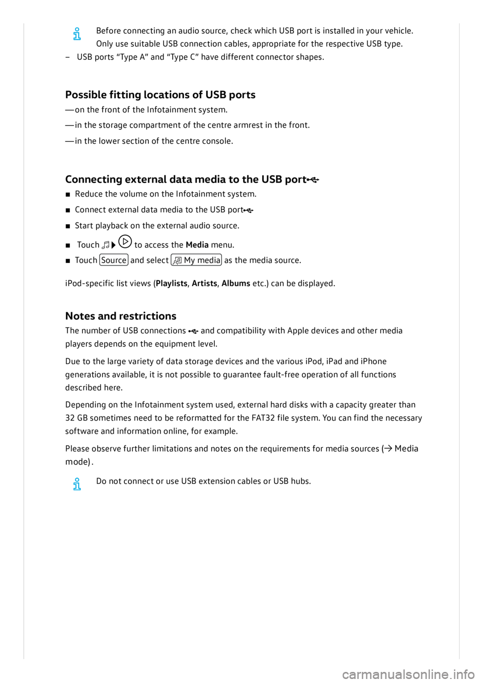 VOLKSWAGEN ID.3 2019  Owners Manual 