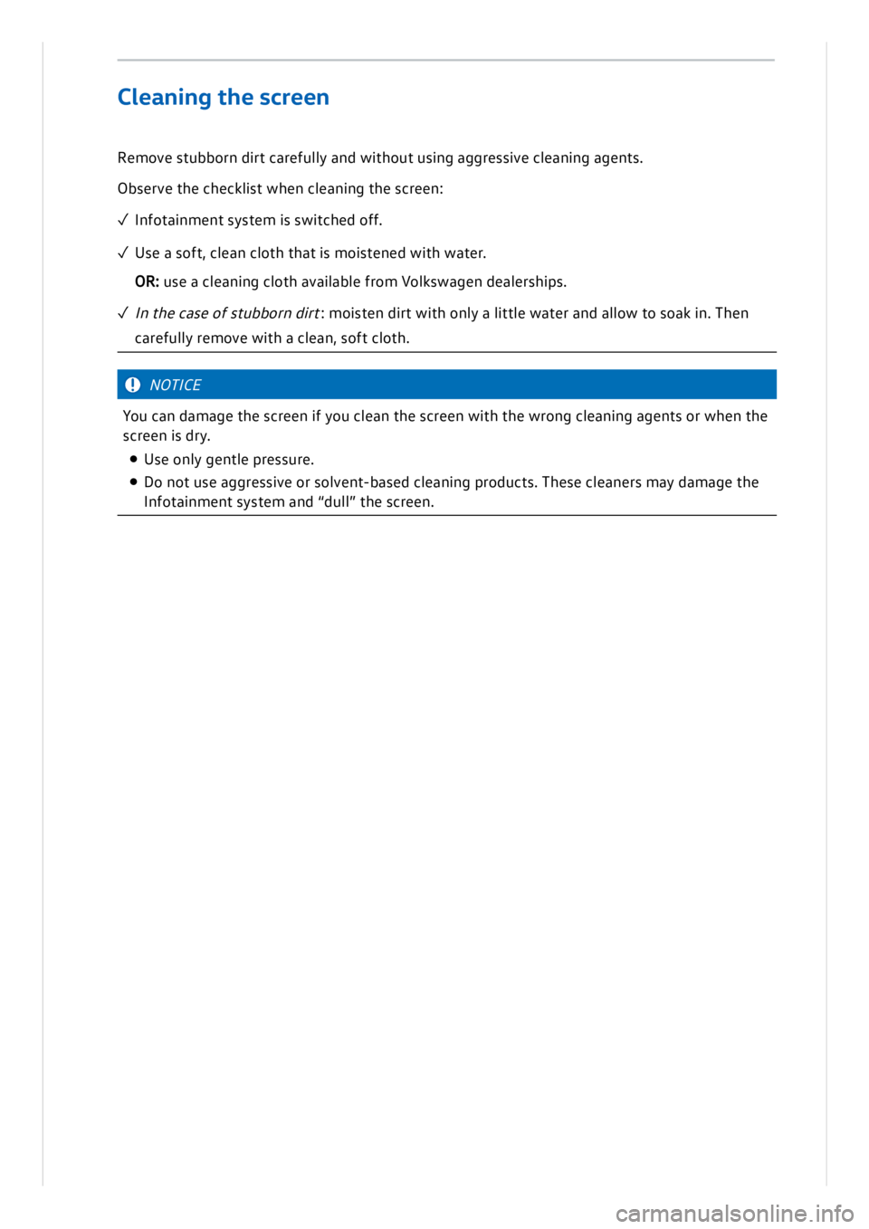 VOLKSWAGEN ID.3 2019  Owners Manual 